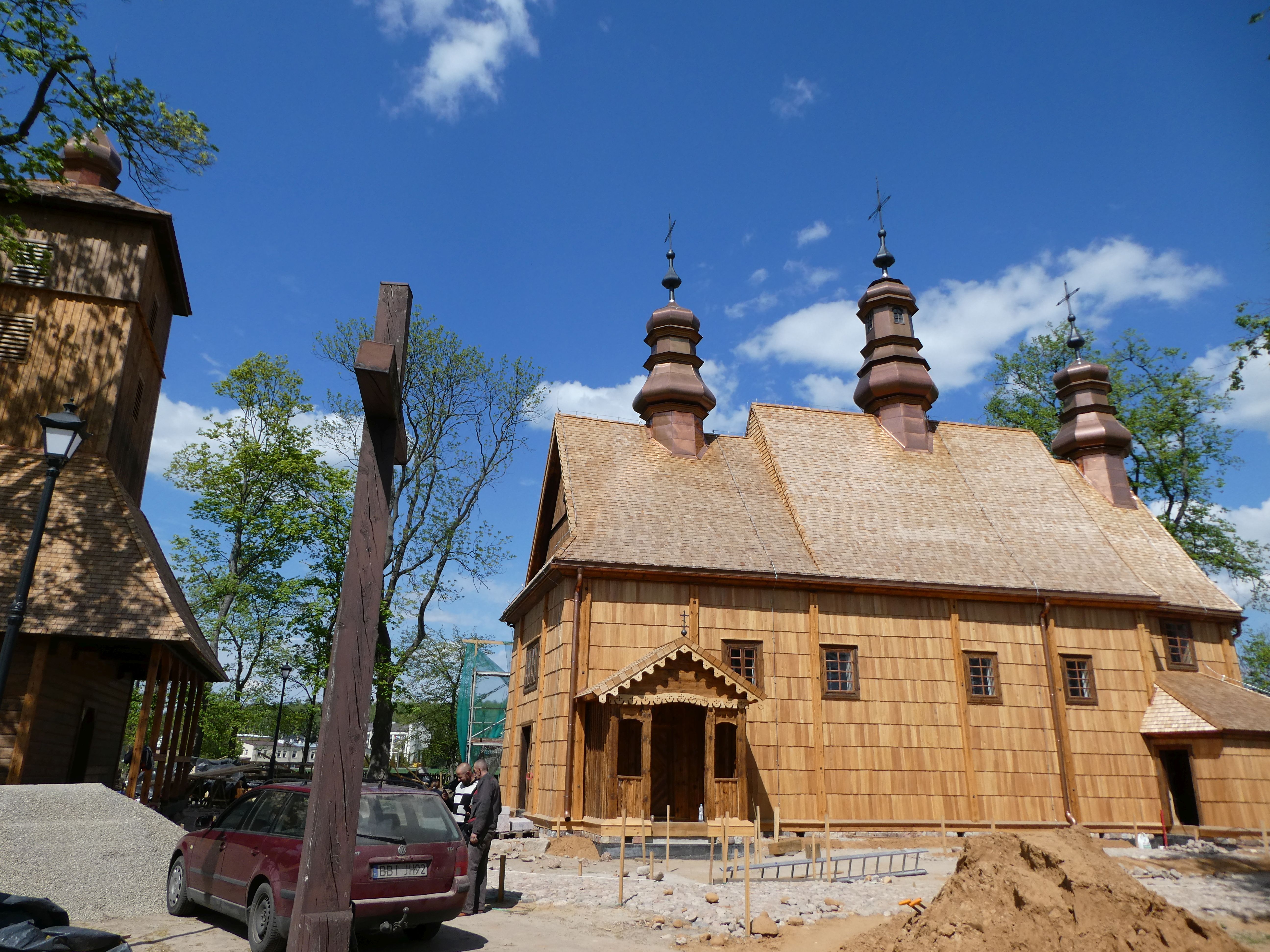 Hanna: Wooden church in restauration