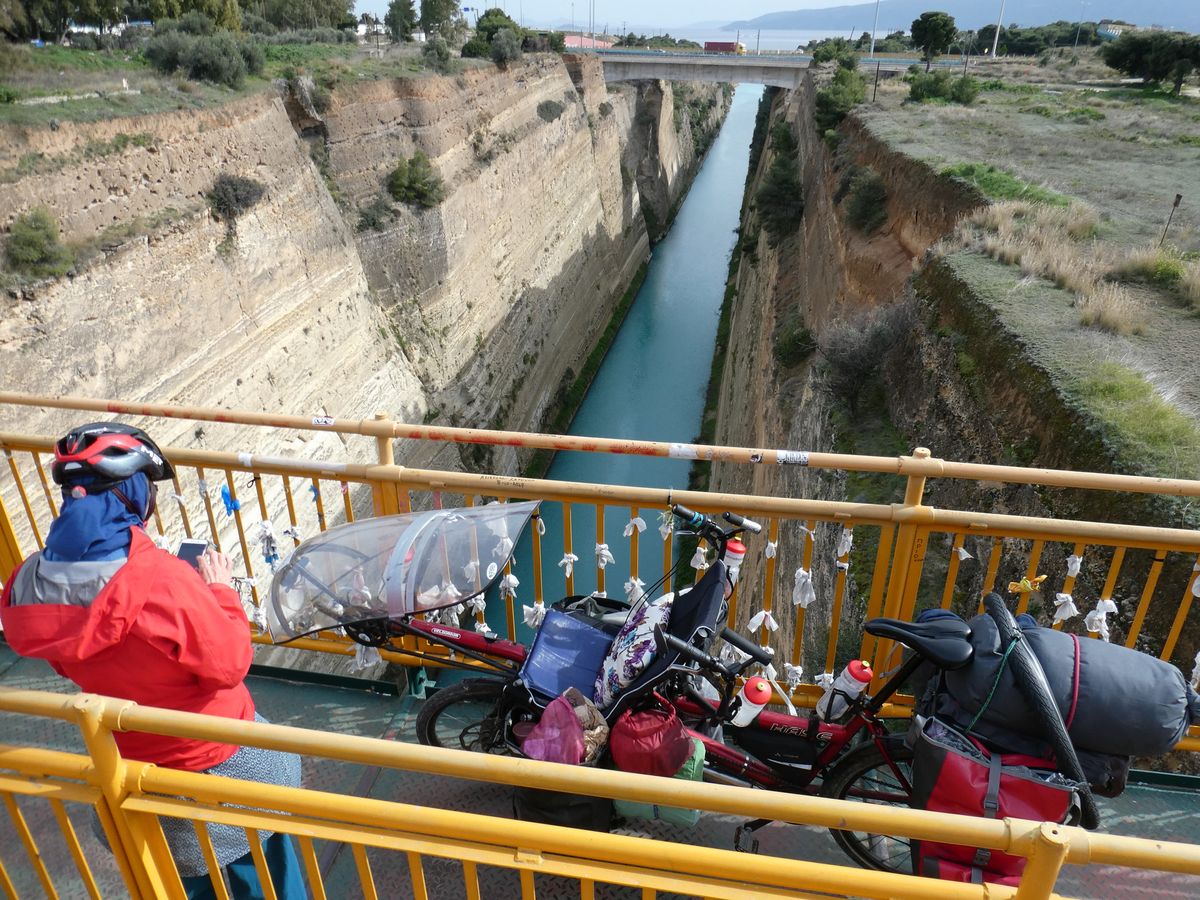 Channel through the Isthmos of Corinth