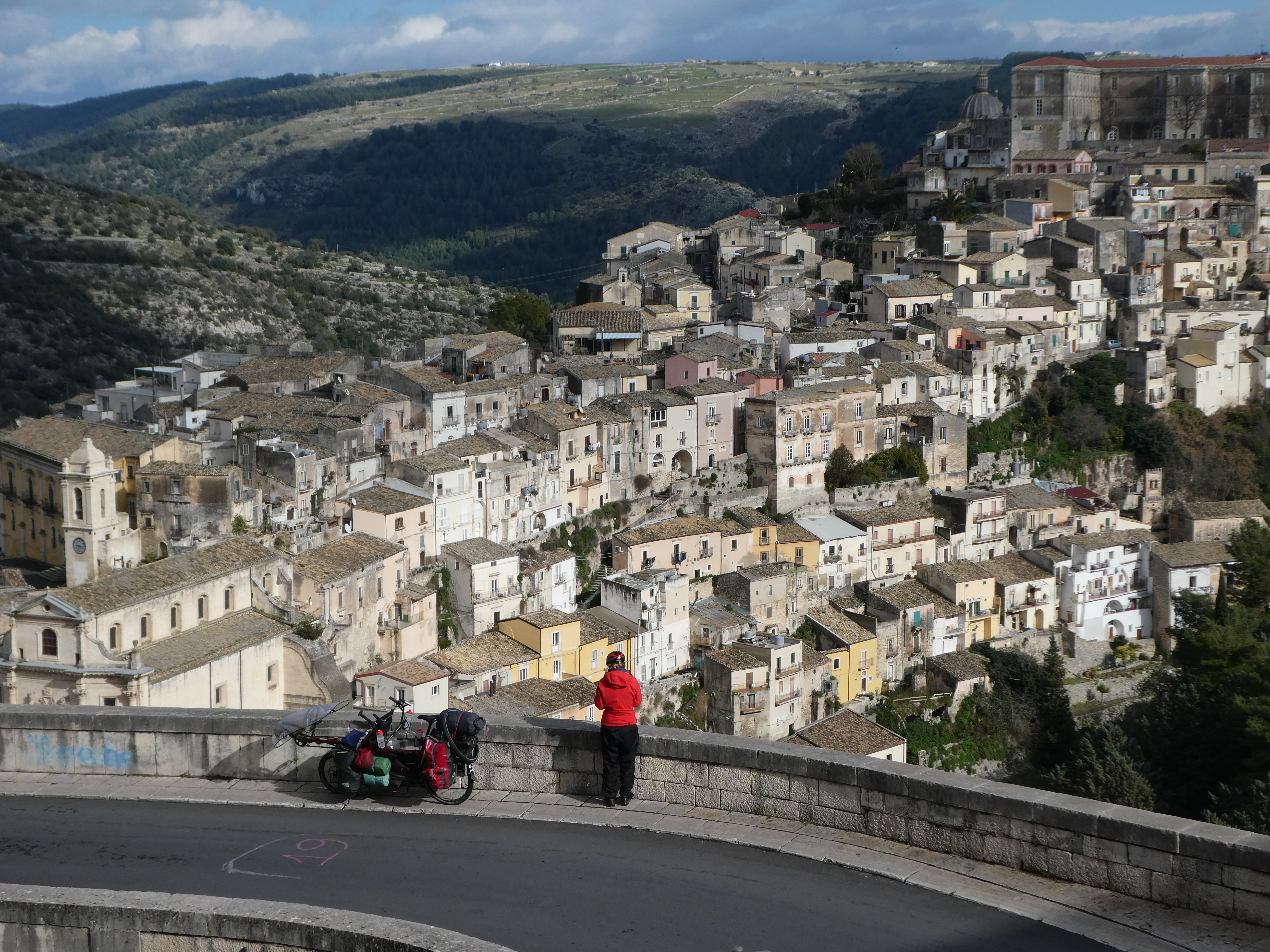 Ragusa, view on Ibla
